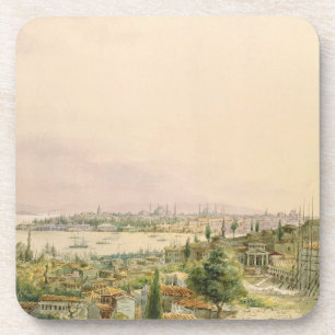 Ansicht von Konstantinopele von Pera Untersetzer
