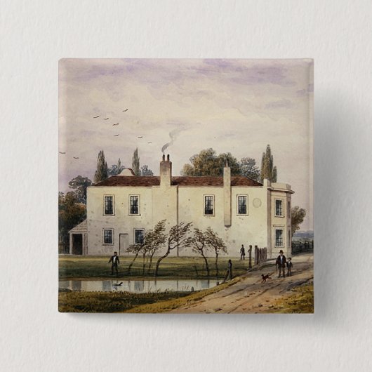 Ansicht von Kopenhagen-Haus, 1853 Button (Vorderseite)