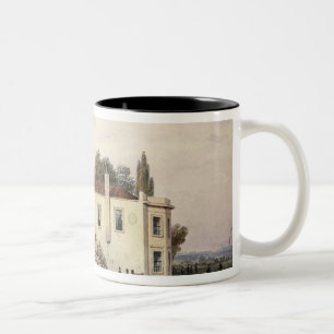 Ansicht von Kopenhagen-Haus, 1853 Zweifarbige Tasse