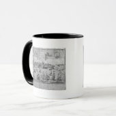 Ansicht von La Rochelle, unterzeichnet durch Tasse (Vorderseite Links)