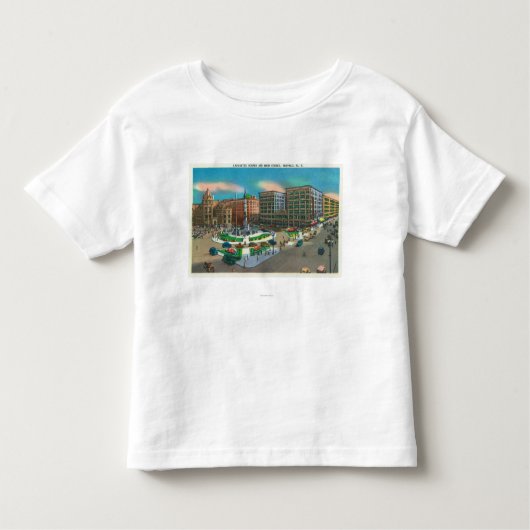 Ansicht von Lafayette-Quadrat und von Hauptstraße Kleinkind T-shirt (Vorderseite)