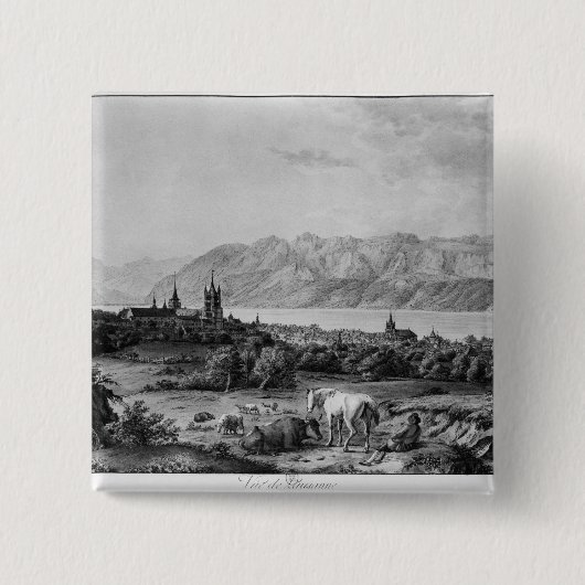 Ansicht von Lausanne Button (Vorderseite)