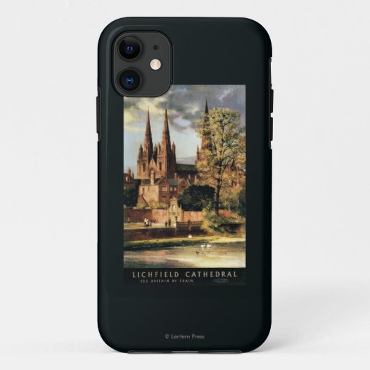 Ansicht von Lichfield Kathedrale Case-Mate iPhone Hülle (Rückseite)