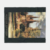 Ansicht von Lichfield Kathedrale Fleecedecke (Vorderseite (Horizontal))