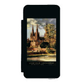 Ansicht von Lichfield Kathedrale Incipio iPhone Geldbeutel-Hülle (Folio Vorderseite)