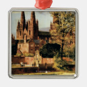 Ansicht von Lichfield Kathedrale Silbernes Ornament (Vorne)
