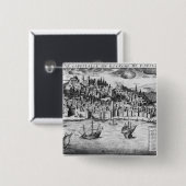 Ansicht von Lissabon Button (Vorne & Hinten)