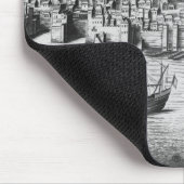 Ansicht von Lissabon Mousepad (Ecke)