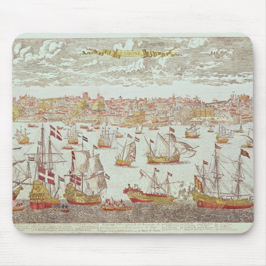 Ansicht von Lissabon Mousepad (Vorne)