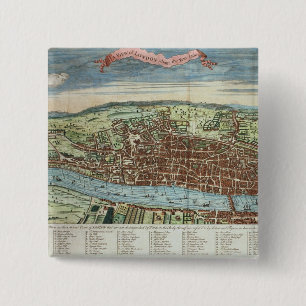 Ansicht von London, c.1560 Button