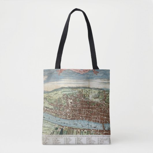 Ansicht von London, c.1560 Tasche (Vorderseite)
