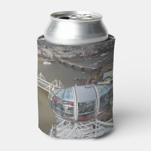 Ansicht von London Eye Custom Can Cooler Dosenkühler (Kanne Vorderseite)