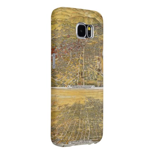 Ansicht von Los Angeles, 1894 Case-Mate Samsung Galaxy Hülle (Rückseite/rechts)