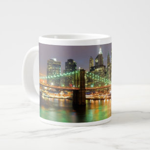 Ansicht von Lower Manhattan und von Jumbo-Tasse