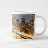 Ansicht von Lower Manhattan und von Jumbo-Tasse (Rechts)