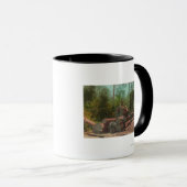 Ansicht von Lumberjacks, Logging SceneSterling, CA Tasse (VorderseiteRechts)
