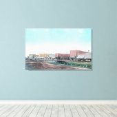 Ansicht von Main StreetBlackfoot, ID Leinwanddruck (Insitu (Holzboden))