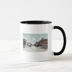 Ansicht von Main StreetDavison, MI Tasse