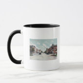 Ansicht von Main StreetDavison, MI Tasse (Links)