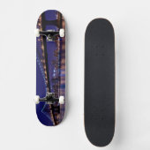 Ansicht von Manhattan-Brücke nachts Skateboard (Vorderseite)