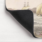 Ansicht von Manila, Philippinen, 1826 Mousepad (Ecke)