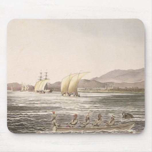 Ansicht von Manila, Philippinen, 1826 Mousepad (Vorne)
