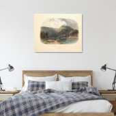 Ansicht von Mauch-Chunk Pennsylvania von Karl Bodm Leinwanddruck (Insitu (Schlafzimmer))