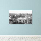 Ansicht von Medford, Oregon und Bibliotheksfotogra Leinwanddruck (Insitu (Holzboden))