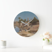 Ansicht von Medinet El-Fayoum Große Wanduhr (Zuhause)