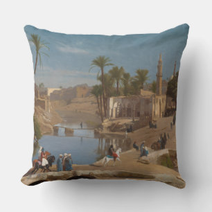 Ansicht von Medinet EL-Fayoum Kissen