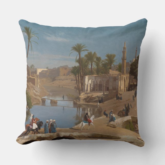 Ansicht von Medinet EL-Fayoum Kissen (Vorderseite)