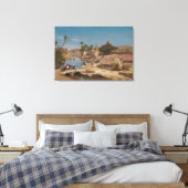 Ansicht von Medinet EL-Fayoum Leinwanddruck (Insitu (Schlafzimmer))