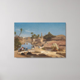 Ansicht von Medinet EL-Fayoum Leinwanddruck