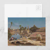 Ansicht von Medinet EL-Fayoum Postkarte (Vorne/Hinten)