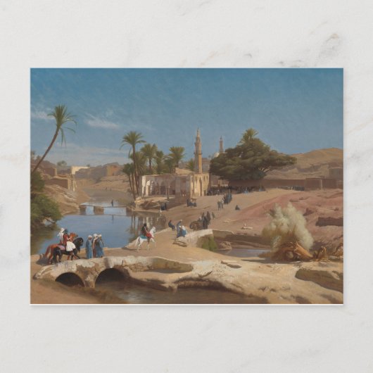 Ansicht von Medinet EL-Fayoum Postkarte (Vorderseite)