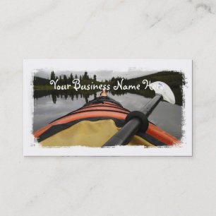 Ansicht von meinem Kajak Visitenkarte