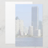 Ansicht von Miami-Skylinen Briefpapier (Vorne/Hinten)