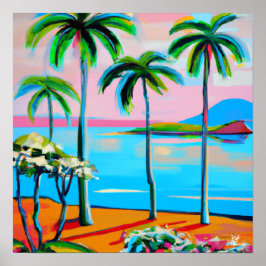 Ansicht von Mokuauia - Plakat und Digitaldruck