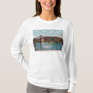 Ansicht von Mt. Shasta vom Fisch-Brutplatz T-Shirt