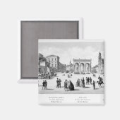 Ansicht von München, 1869 Magnet (Vorderseite/Rückseite)