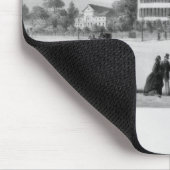 Ansicht von München, 1869 Mousepad (Ecke)