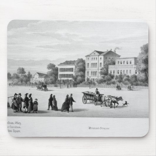 Ansicht von München, 1869 Mousepad (Vorne)