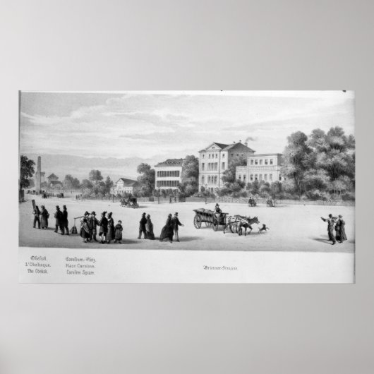 Ansicht von München, 1869 Poster (Vorne)
