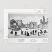 Ansicht von München, 1869 Postkarte (Vorne/Hinten)