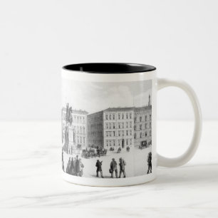 Ansicht von München, 1869 Zweifarbige Tasse