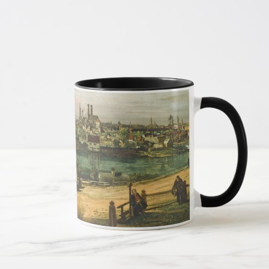 Ansicht von München, C. 1761 (Öl auf Leinwand) Tasse (Rechts)