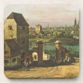 Ansicht von München, C. 1761 (Öl auf Leinwand) Untersetzer (Vorderseite)