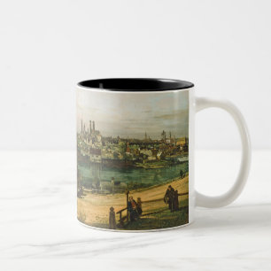 Ansicht von München, C. 1761 (Öl auf Leinwand) Zweifarbige Tasse