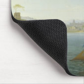 Ansicht von Neapel, 1750 Mousepad (Ecke)