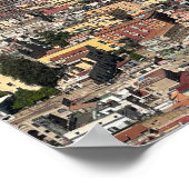 Ansicht von Neapel, Italien Design Poster (Ecke)